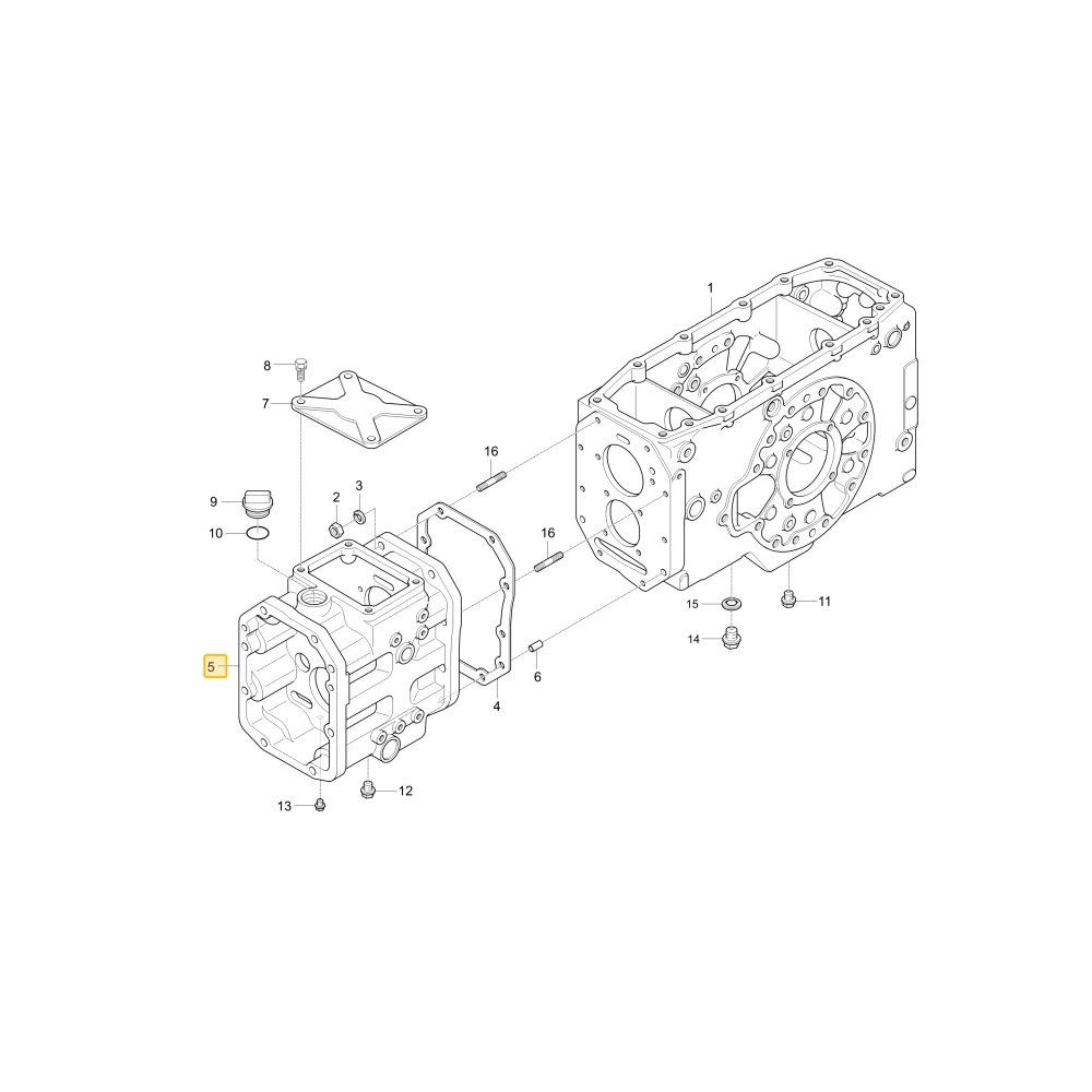 Środkowa obudowa KIOTI T2440-21153