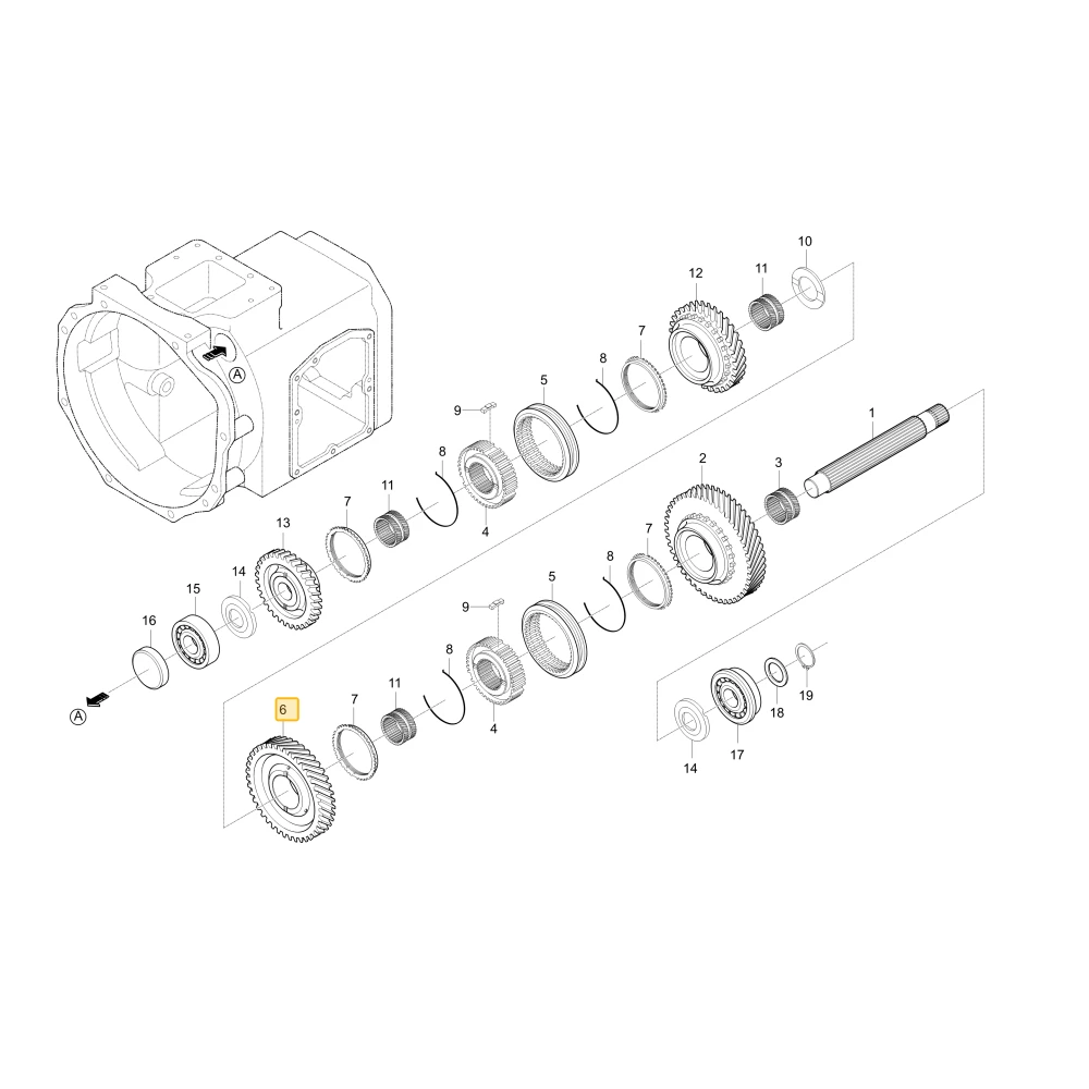 Koło zębate 46 KIOTI T2440-21722
