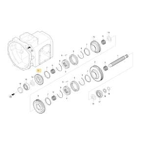 Koło zębate 28 KIOTI T2440-21742
