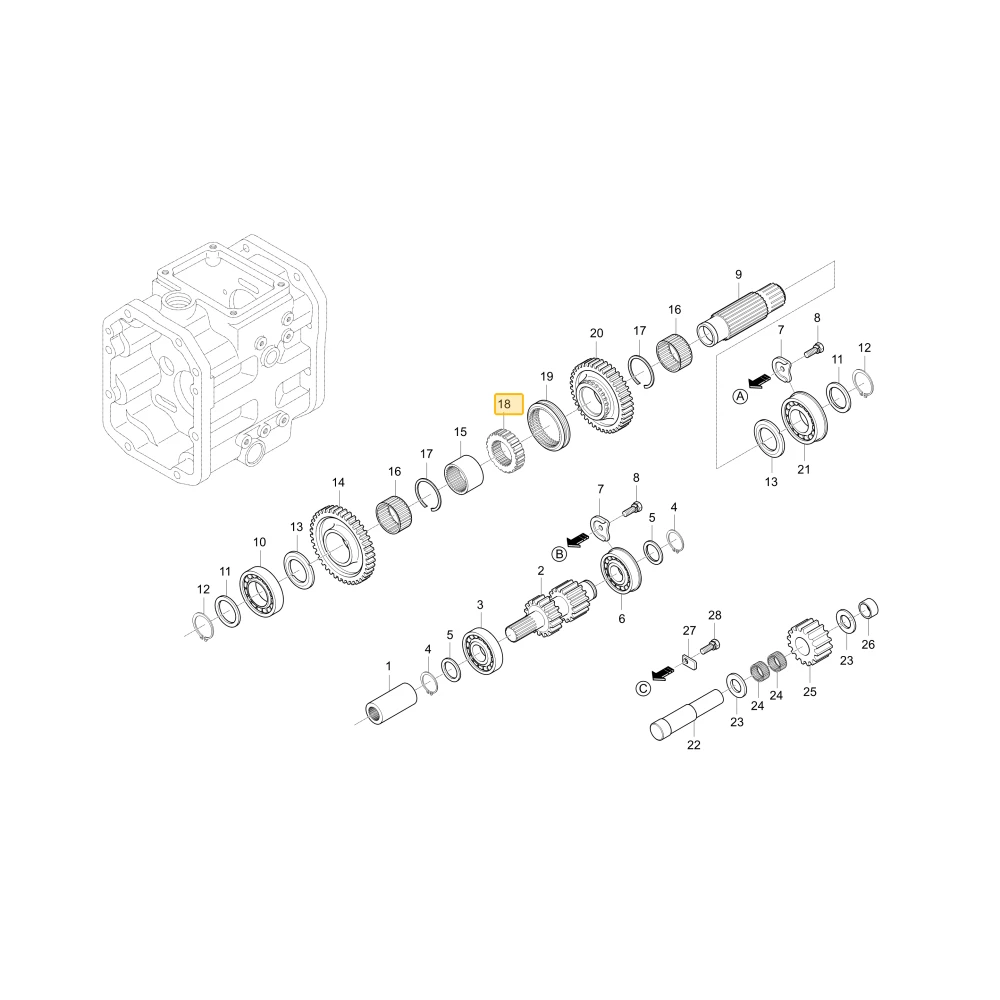 Występ wielowypustu KIOTI T2440-22551