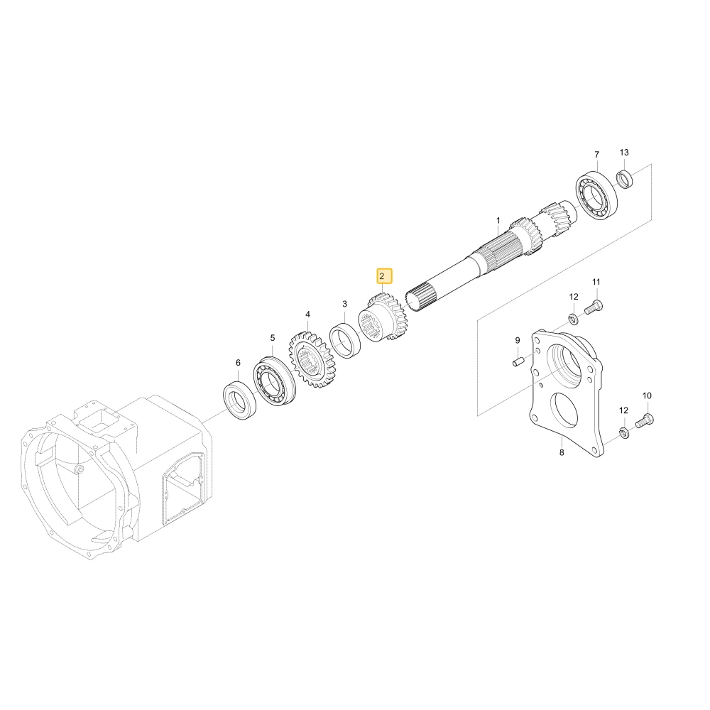 Koło zębate 21 KIOTI T2445-21631