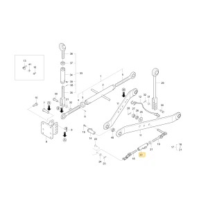 Ściągacz górnego łącznika KIOTI T2445-22842