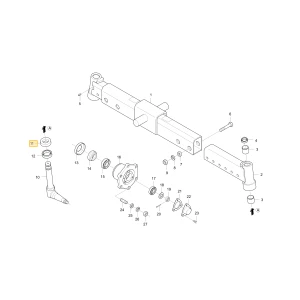 Łożysko oporowe kulkowe KIOTI T2515-11512