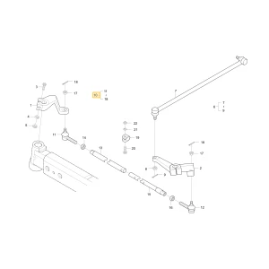 Drążek ściągający KIOTI T2515-12501