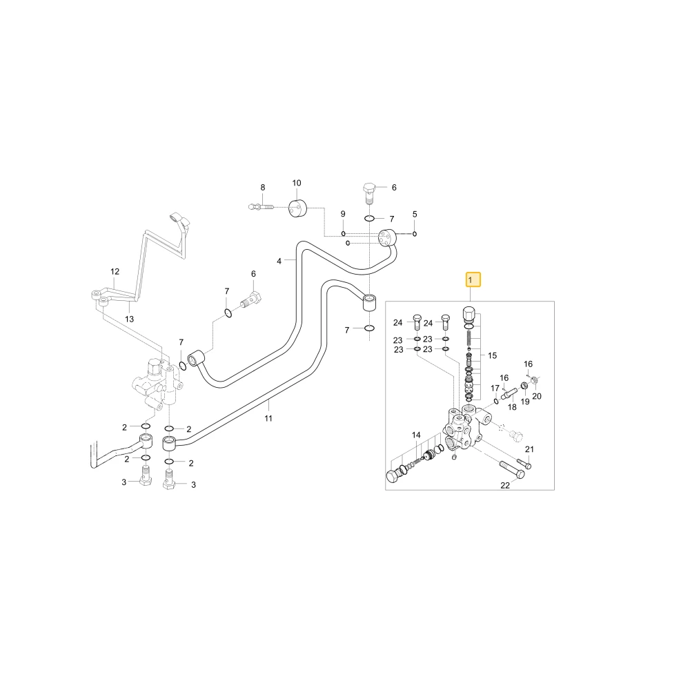 Hydrauliczny bezpieczeństwa KIOTI T2540-38304