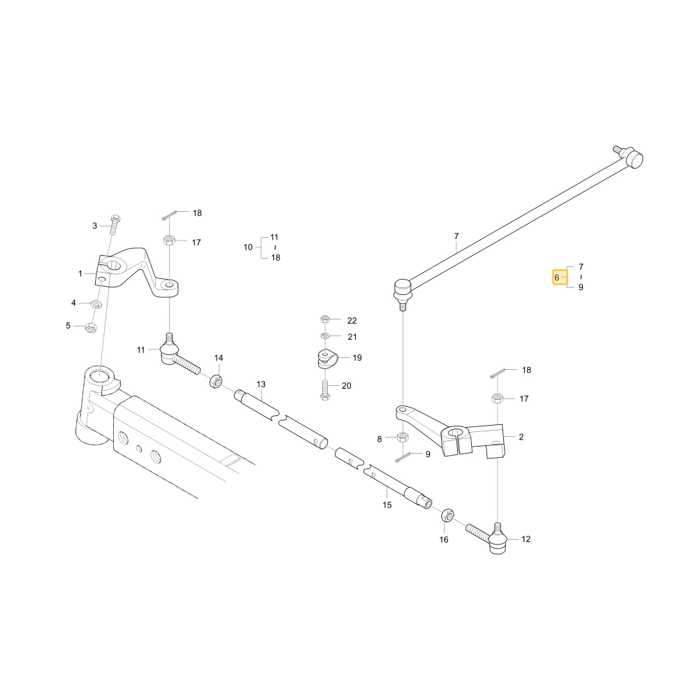 Łącznik Drag KIOTI T2540-43971