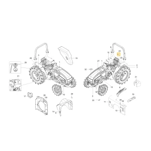 Naklejka prędkości KIOTI T2541-91551
