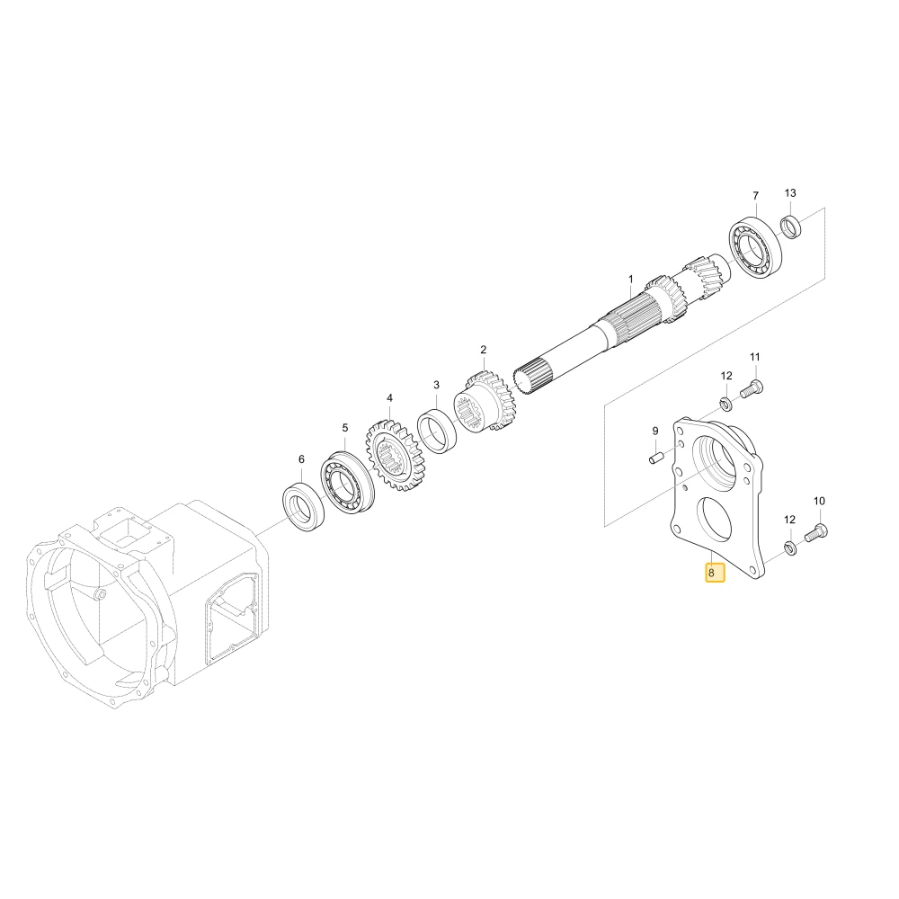 Obudowa łożyska KIOTI T2545-21601