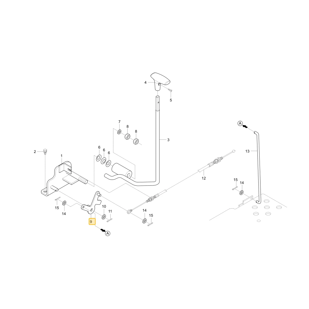 Łącznik Acltrator KIOTI T2546-17321ED