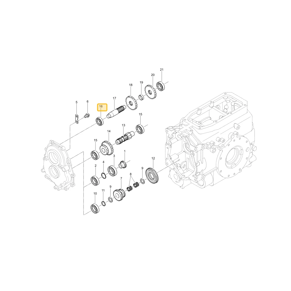 Łożysko kulkowe KIOTI T2555-06004
