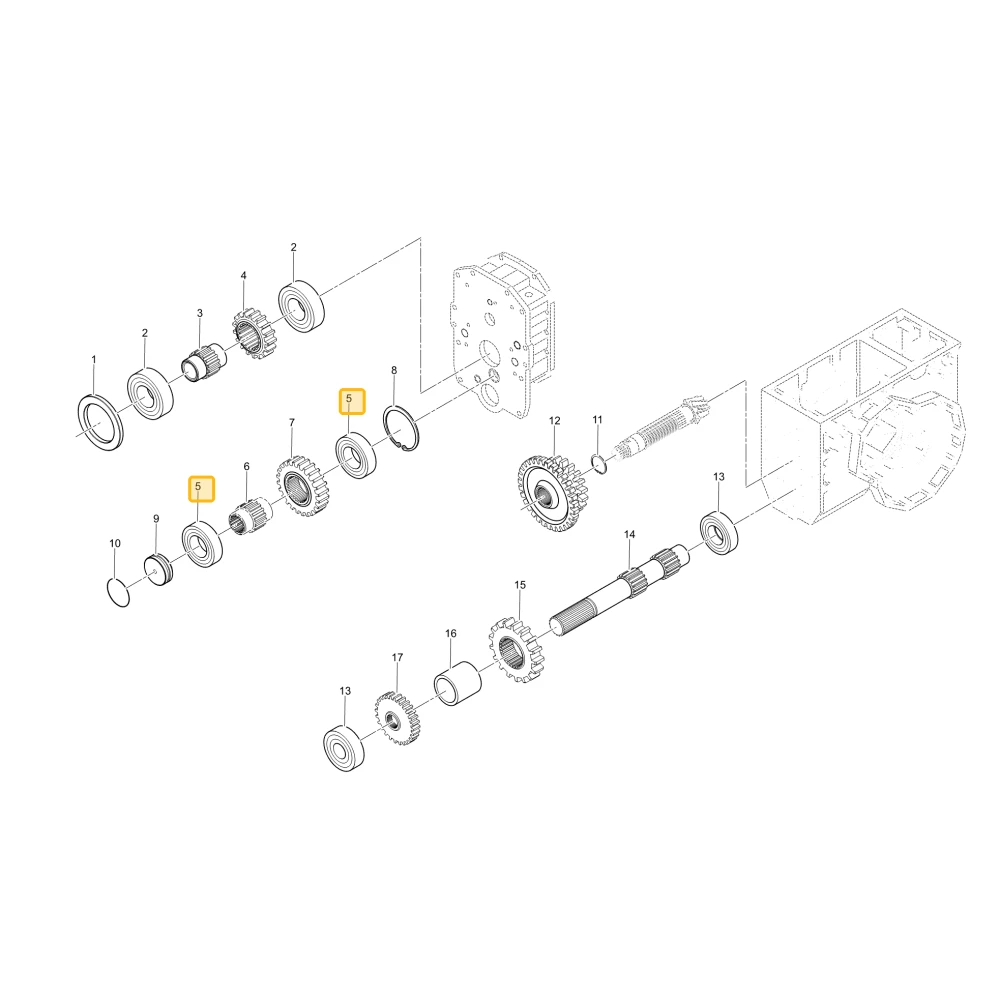 Łożysko kulkowe KIOTI T2555-06005