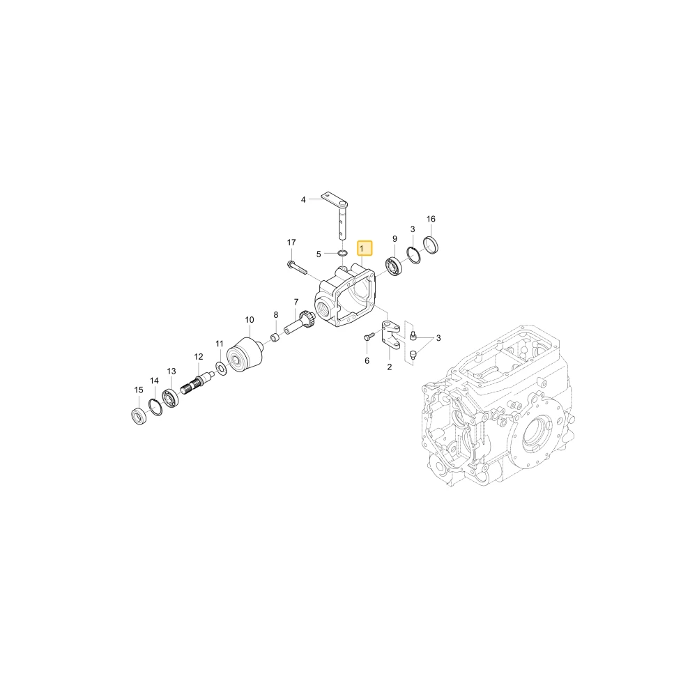 Obudowa 4WD KIOTI T2555-23121