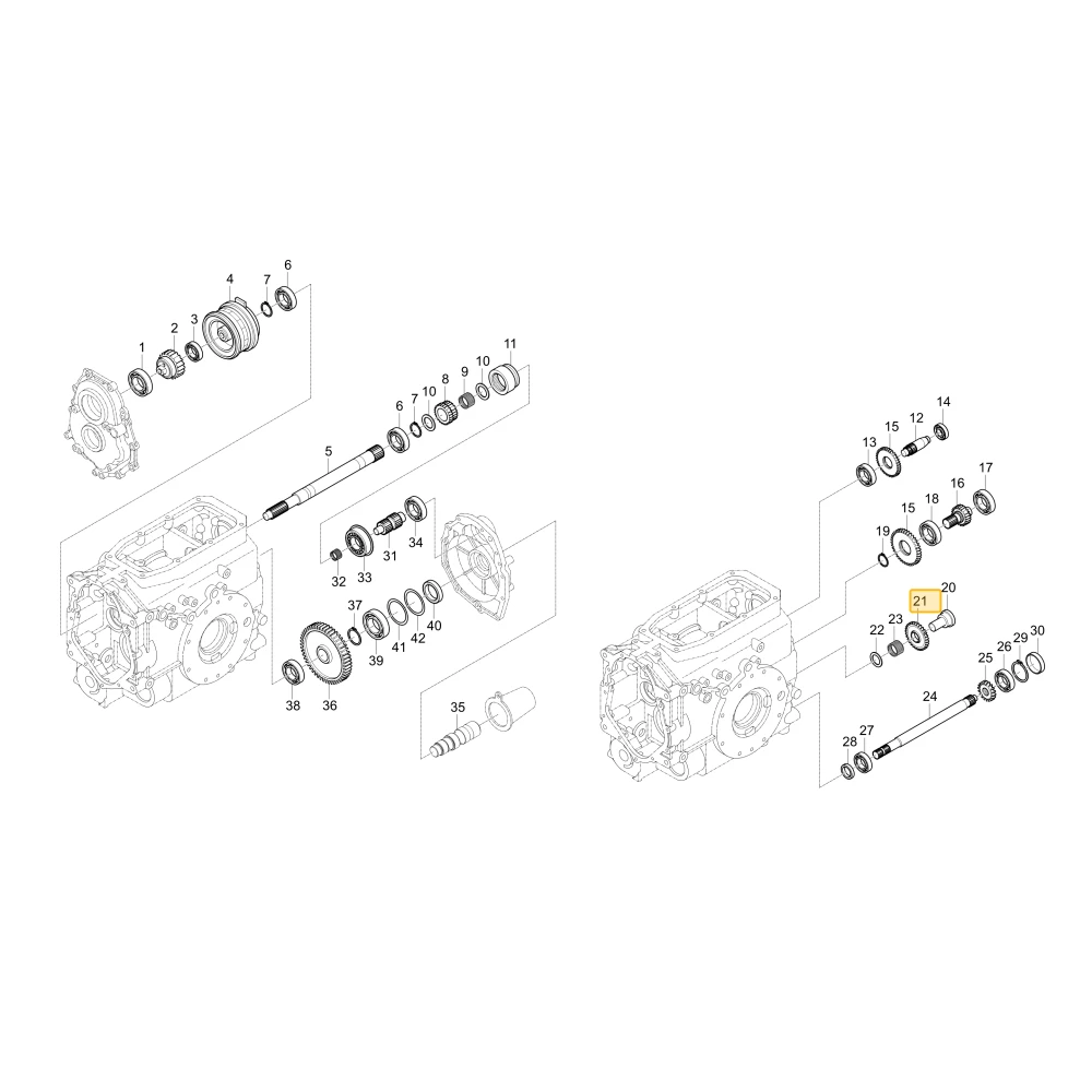 Wał licznika WOM KIOTI T2555-24241