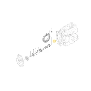 Koło zębate stożkowe spiralne KIOTI T2555-26111