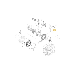 Dźwignia mechanizmu różnicowego KIOTI T2555-26591