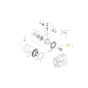 Tylne urządzenie mechanizmu różnicowego KIOTI T2555-27101