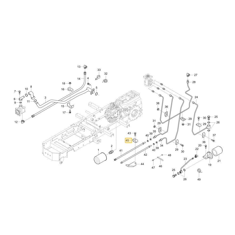 Uchwyt węża KIOTI T2555-36151