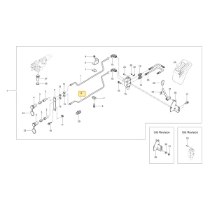 Zewnętrzna rurka hydrauliczna B KIOTI T2555-39031