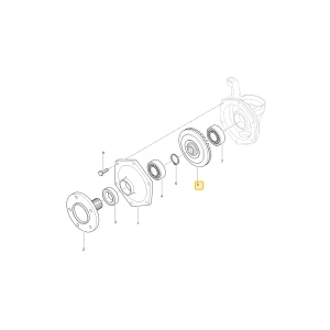 Koło zębate stożkowe 34 KIOTI T2555-43721