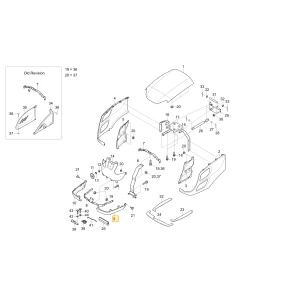 Lewy grill KIOTI T2555-50581