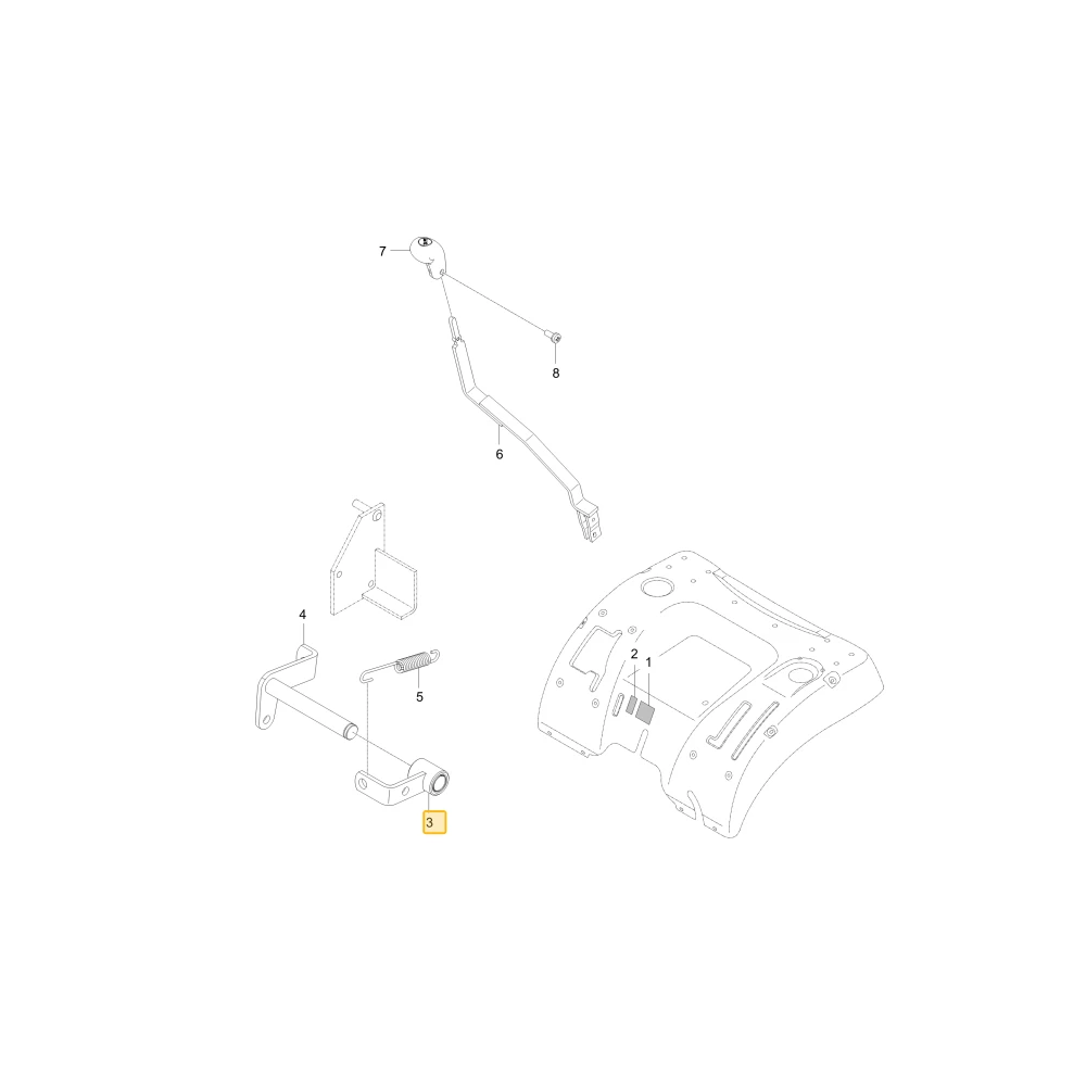 Ramię robocze 4WD KIOTI T2555-61552