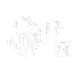 Kolumna kierownicza KIOTI T2555-66022