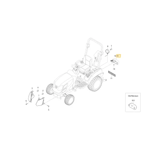 Tylna lewa lampa kombinacji KIOTI T2555-69712