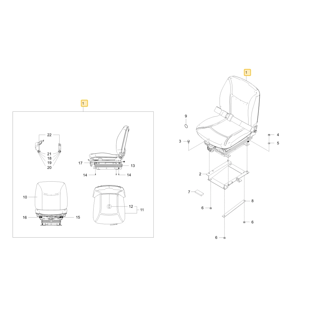 Fotel KIOTI T2558-70702