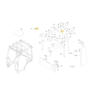 Tylna szyba EU KIOTI T2558-87141