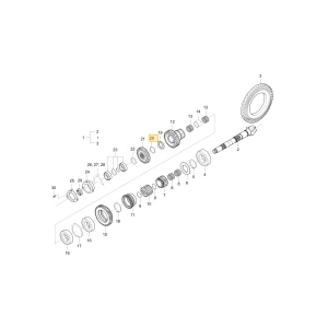 Pierścień zatrzasku KIOTI T2610-14541