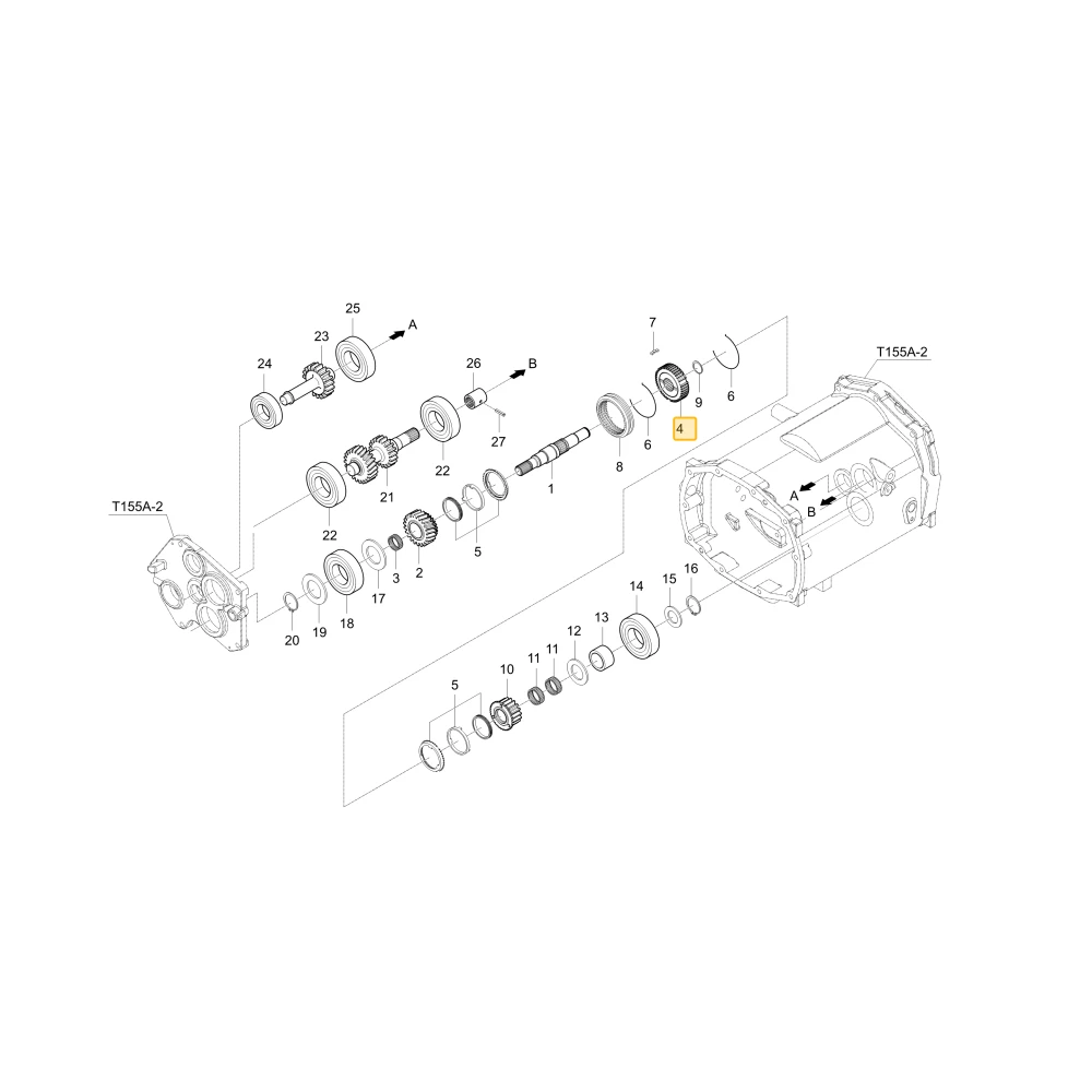 Piasta wielowypustu KIOTI T2610-22812