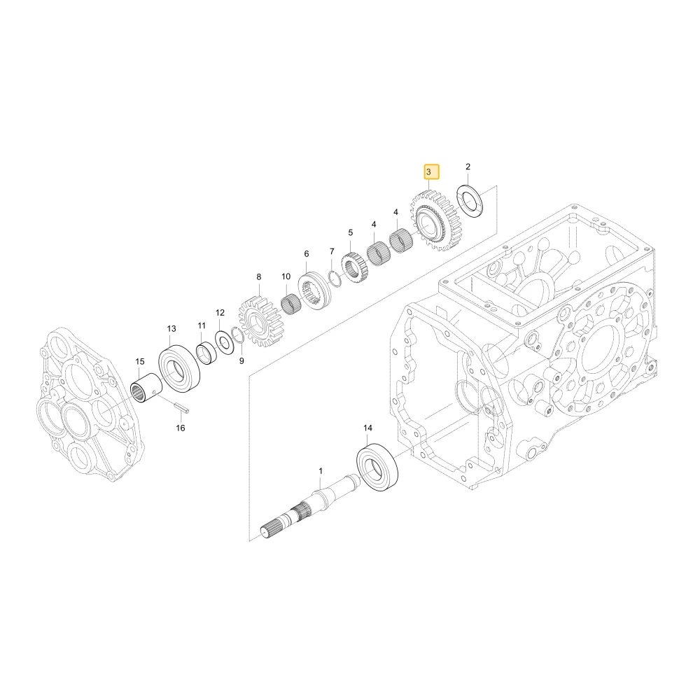 Koło zębate 32 KIOTI T2610-23633