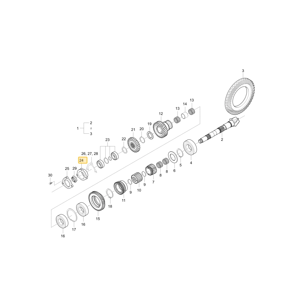 Obudowa łożyska KIOTI T2610-23822