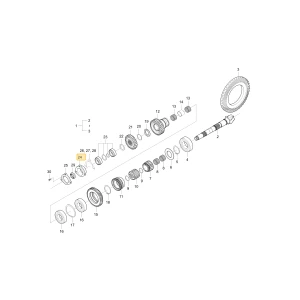 Uchwyt łożyska KIOTI T2610-23823