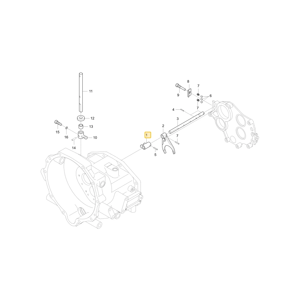 Adapter zmiany biegów WOM KIOTI T2610-24733
