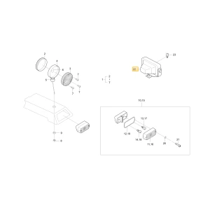Lampa robocza KIOTI T2610-34501