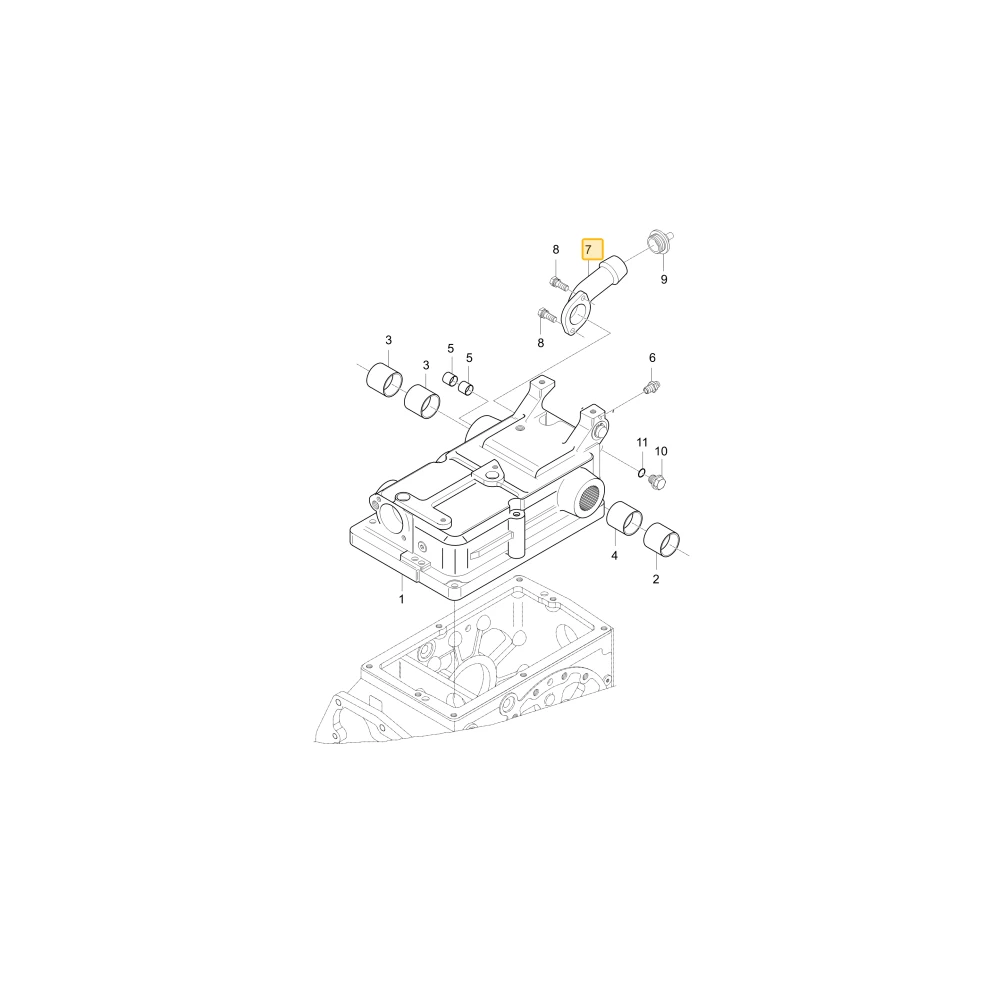 Rurka wlewu oleju KIOTI T2610-35001