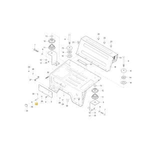 Drążek hydrauliczny sterujący KIOTI T2610-39871