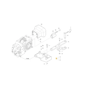 Belka zaczepowa wychylna U KIOTI T2611-29723