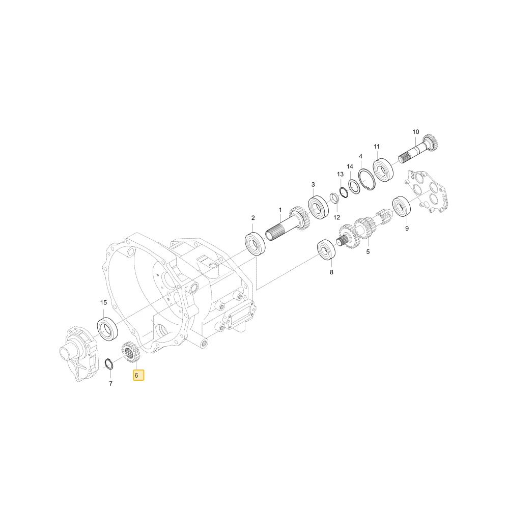 Koło zębate 26 KIOTI T2615-21521