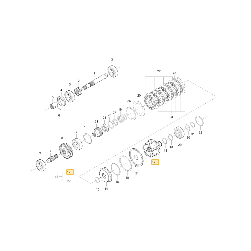 Korpus sprzęgła WOM KIOTI T2615-25614