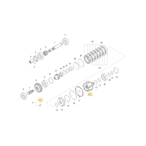 Korpus sprzęgła WOM KIOTI T2615-25614