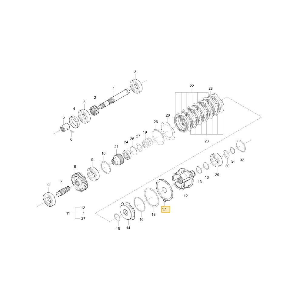 Płyta hamulca KIOTI T2615-25711