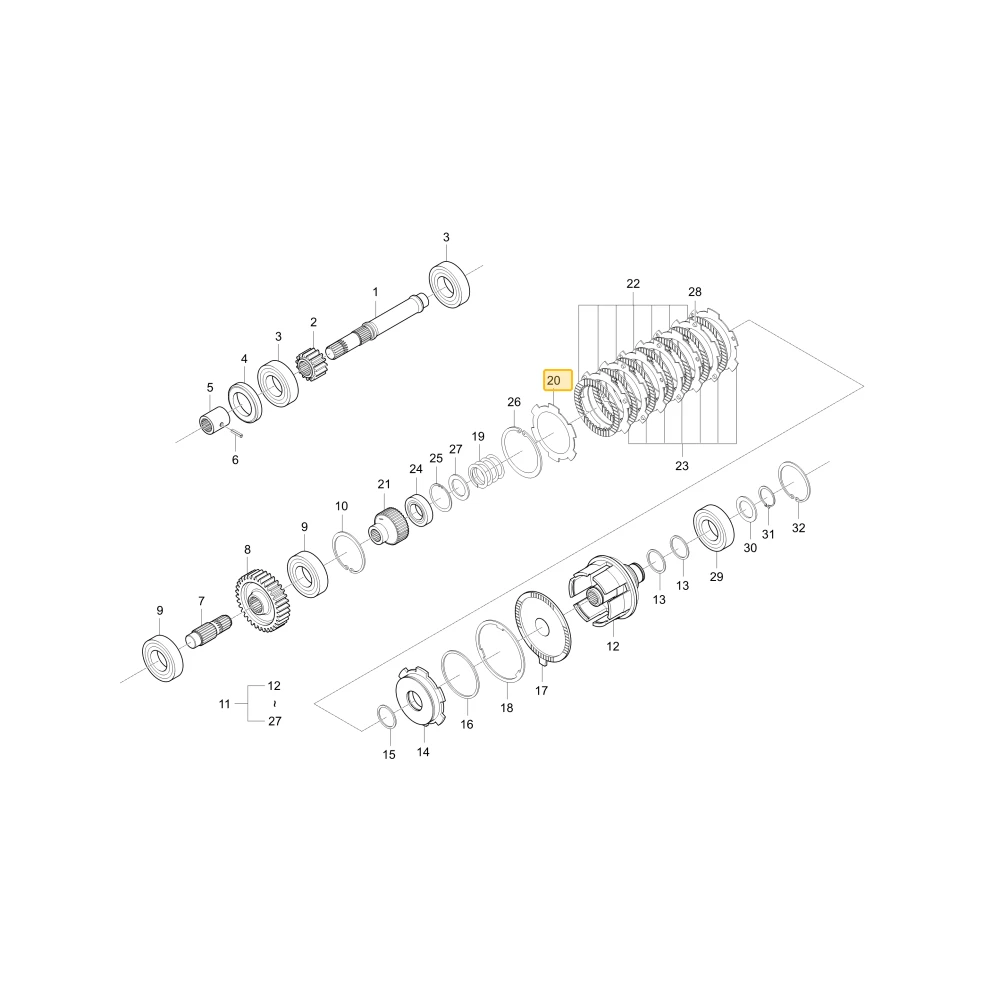 Płyta ciśnienia KIOTI T2615-25742
