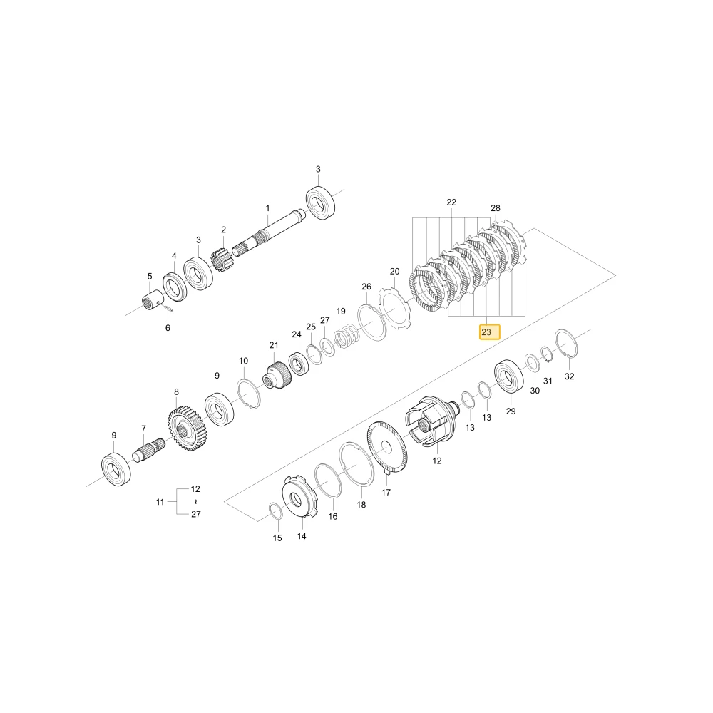 Płyta sprzęgła WOM KIOTI T2615-25782