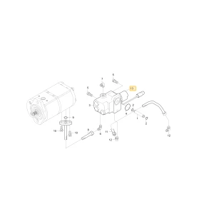 Zawór elektrozaworu KIOTI T2615-34042001