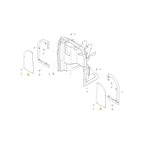 Płyta błotnika KIOTI T2616-56111