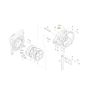 Obudowa prawego hamulca KIOTI T2620-28154