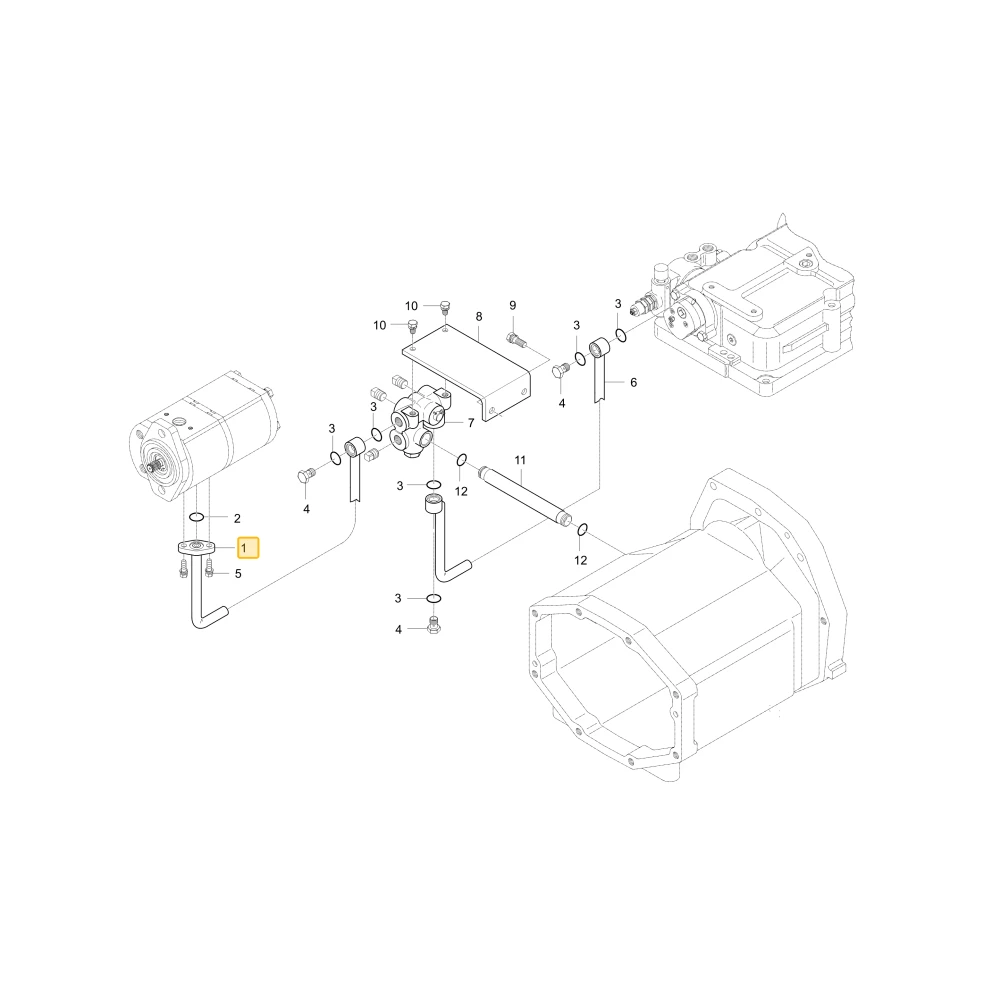 Rurka hydrauliczna KIOTI T2620-37076BB