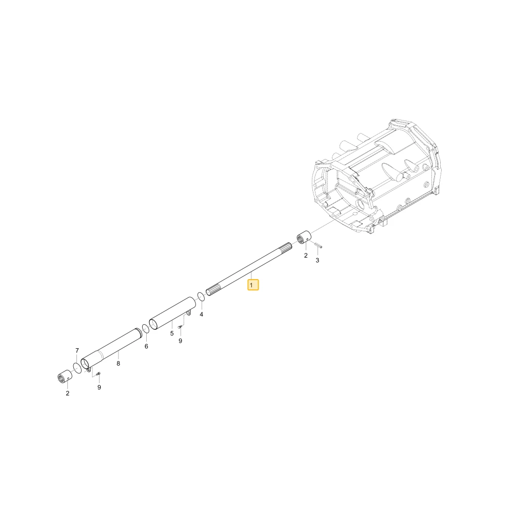 Wał napędowy 2 KIOTI T2620-44585
